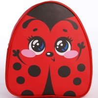 Рюкзак детский для девочки &laquo;Божья коровка&raquo;, р-р. 23х20,5 см