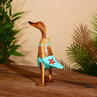 Сувенир "Утка в купальнике" дерево 25 см