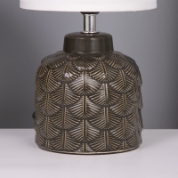 Лампа настольная "Исида" 1х40Вт Е14 темно-зеленый 14х14х28см