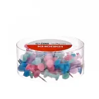 Кнопки силовые пастель 50 штук в пластиковой тубе