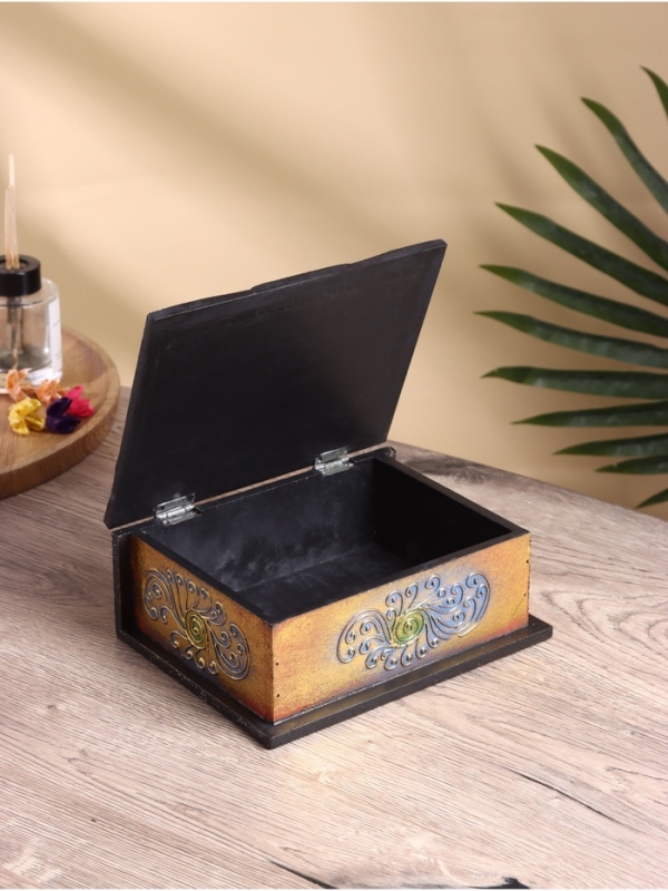 Шкатулка резная МДФ, 15х19х7,5 см