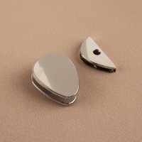 Застёжка для сумки, 4,8 × 3,5 см, цвет жемчужный серебряный Застёжка для сумки, 4,8 × 3,5 см, цвет жемчужный серебряный