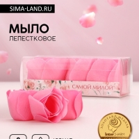 Мыло лепестковое «Самой милой», 3 шт., аромат цветочный, ЧИСТОЕ СЧАСТЬЕ Мыло лепестковое «Самой милой», 3 шт., аромат цветочный, ЧИСТОЕ СЧАСТЬЕ