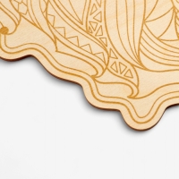 Доска для выжигания "Волк"  05525