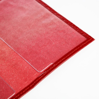 Обложка для паспорта, цвет красный