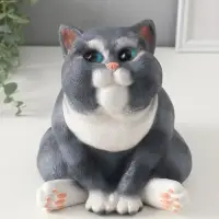 Фигурка (гипс) Кот ПРЯНИК 18,5х16,5х18 см