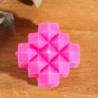 Свеча "Ромбики" 6х6х6 см, соевый воск МИКС