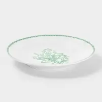 Тарелка Дулевский фарфор &laquo;Райские ландыши&raquo;, d=17.5 см, фарфор