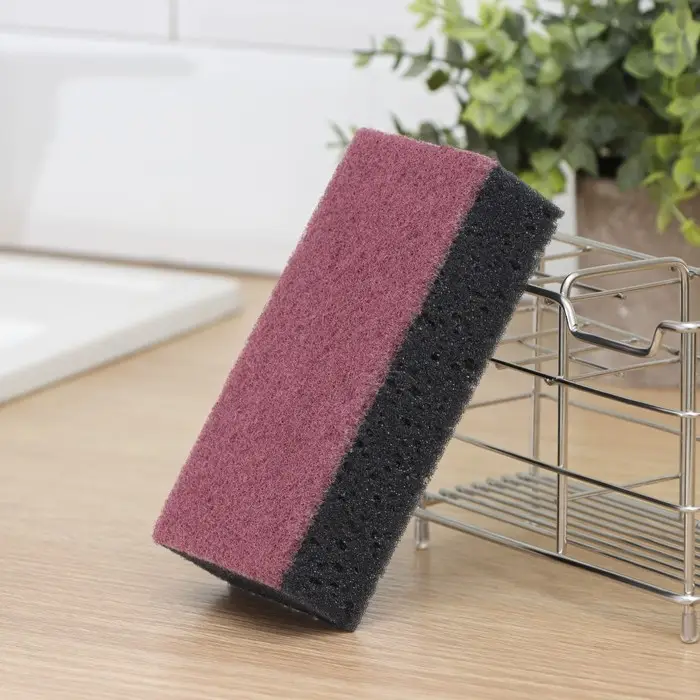 Губка бытовая с чистящим слоем Raccoon &laquo;Лофт&raquo;, 1 шт, 15&times;7&times;4 см, крупонопористый поролон