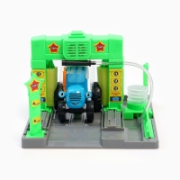 Автомойка «Синий трактор», поливает водой, свет, звук Автомойка «Синий трактор», поливает водой, свет, звук