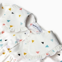 Платье детское с рюшами KAFTAN размер 28 (86-92 см) белый