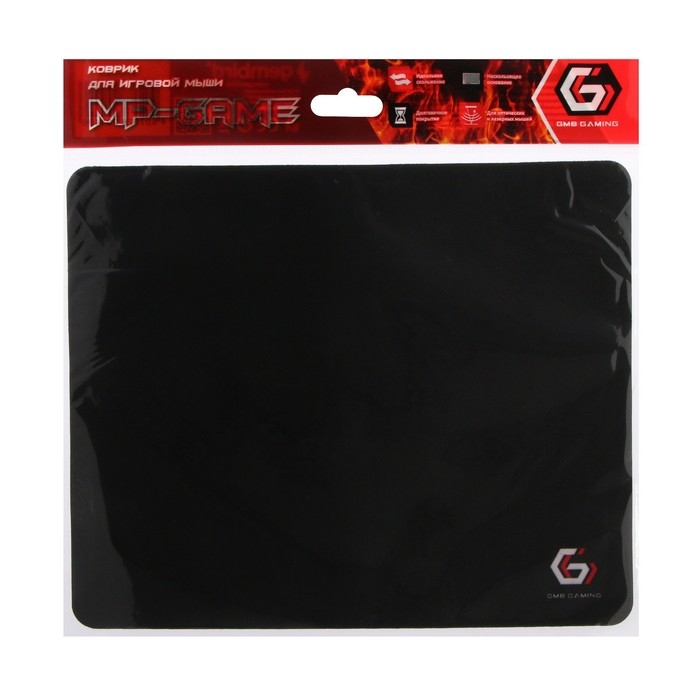 Коврик для мыши Gembird MP-GAME14, размеры 250х200х3 мм, черный Коврик для мыши Gembird MP-GAME14, размеры 250х200х3 мм, черный