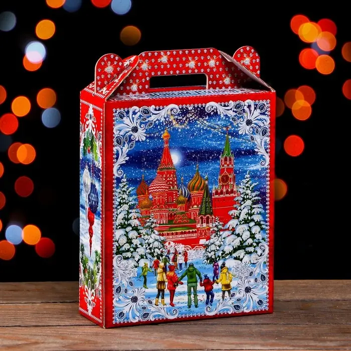 Подарочная коробка "Кремль" 16,8 х 7 х 25 см