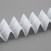 Шторная лента классическая, матовая, 2,5 см, 100 &plusmn; 1 м, цвет белый