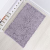 Коврик для дома LaDо́m, букли, ворс 2,5 см, плотность 1400 г, 50&times;80 см, цвет сиреневый