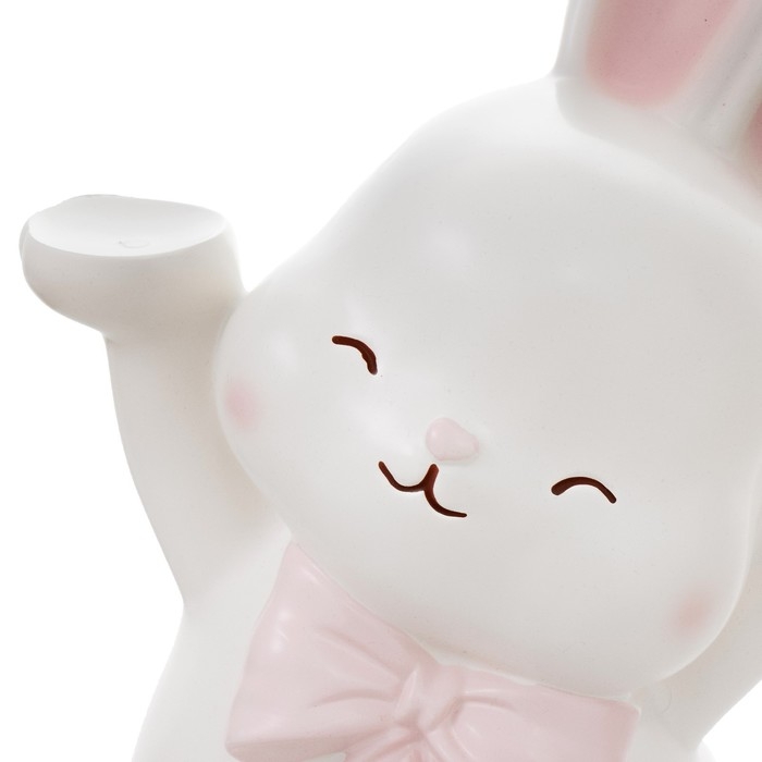 Торшер "Зайка" LED USB розовый 30х30х69см