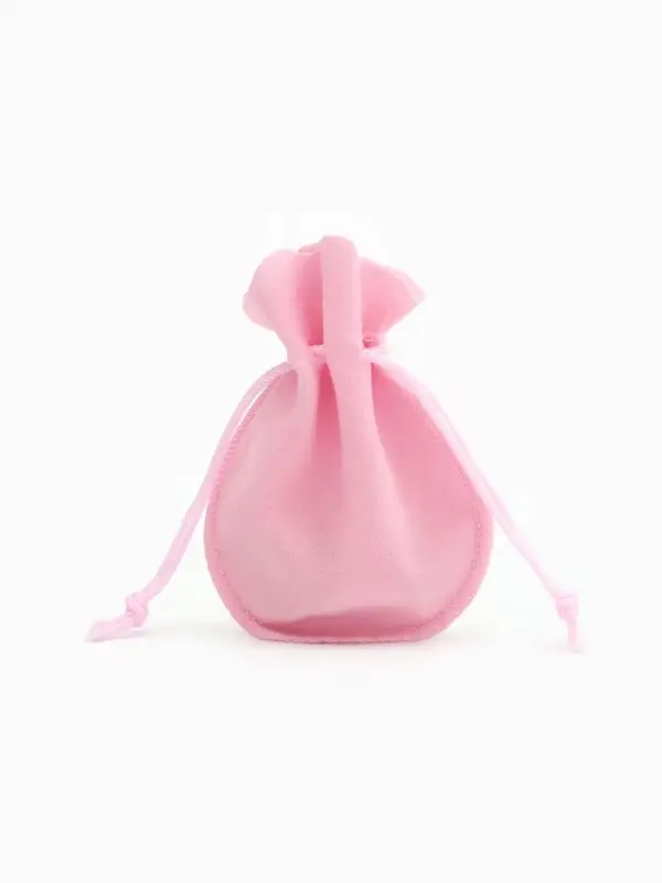 Мешочек бархатный, 7&times;9, розовый