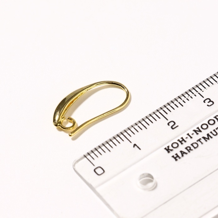 Швензы-крючки СМ-1111-1, (набор 5 пар), цвет золото