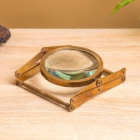 Лупа &laquo;Исследователь&raquo;, 13.5&times;14&times;3.5 см, алюминий