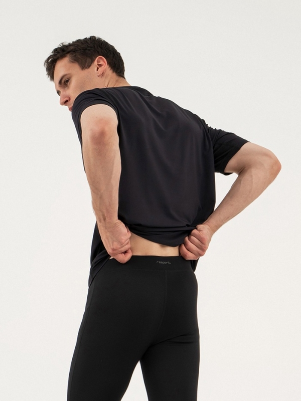 Тайтсы мужские Resport, р. 52, цвет чёрный, базовые Тайтсы мужские Resport, р. 52, цвет чёрный, базовые