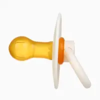 Набор классических пустышек, 2 шт., латекс, персиковый/айвори, в контейнере, от 0 мес., M&B