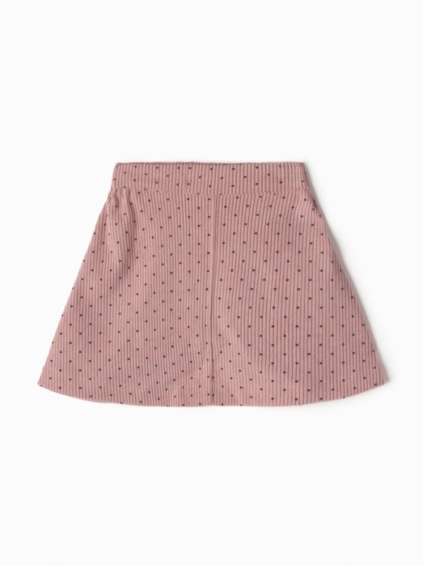 Юбка детская Крошка Я "Горошек", рост 86-92 см, розовый