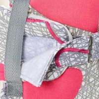 Прыгунки №1, 2в1 &laquo;Розовые сердечки&raquo; (прыгунки, качели, тарзанка)