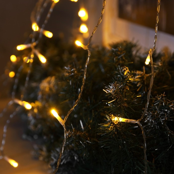 Светодиодная фигура &laquo;Комета&raquo; 3.5 м, пластик, 9 нитей, 220 В, свечение оранжевое