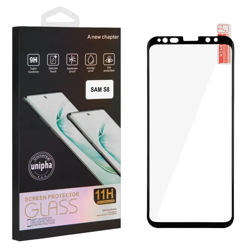 Защитное стекло Samsung S8 полный клей 0.18mm