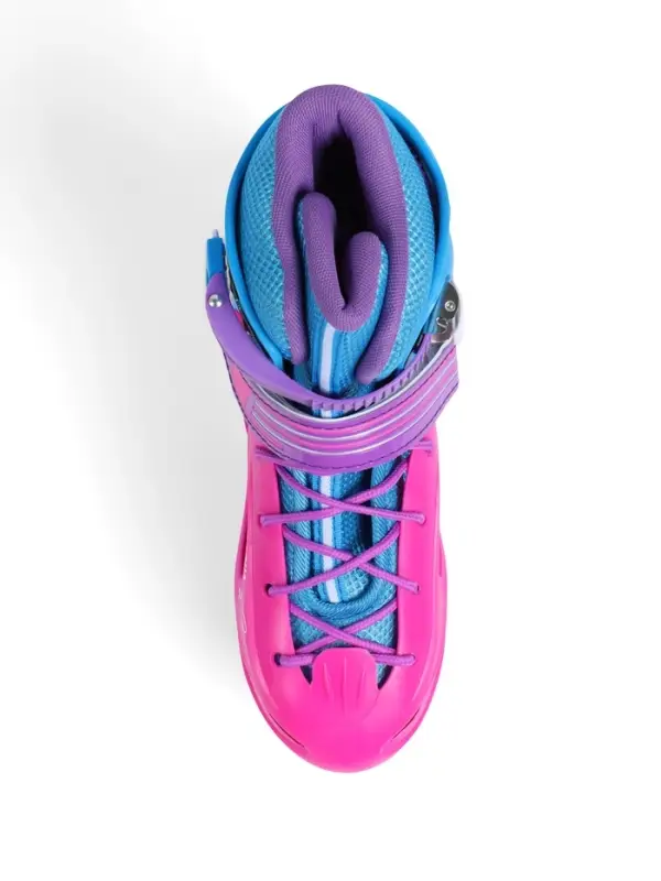 Коньки для фитнеса с роликовой платформой BlackAqua (р.34-37, мультиколор)