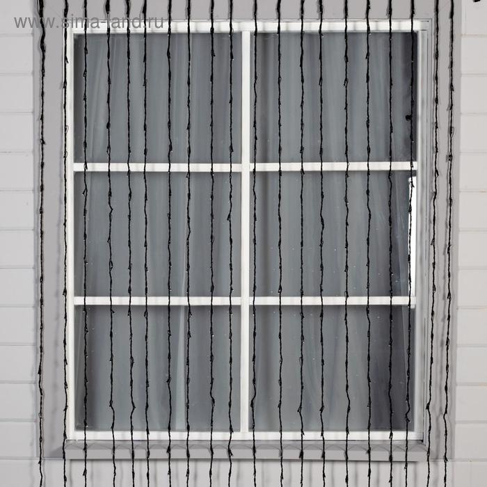 Гирлянда «Водопад» 2 × 6 м, IP44, УМС, тёмная нить, 1500 LED, свечение белое, 8 режимов, 220 В Гирлянда «Водопад» 2 × 6 м, IP44, УМС, тёмная нить, 1500 LED, свечение белое, 8 режимов, 220 В