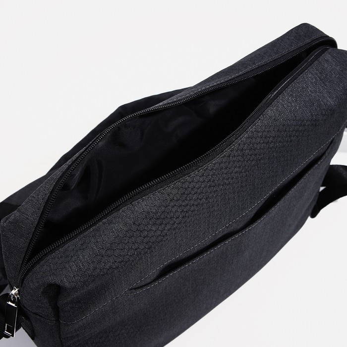 Сумка мужская &laquo;Медведково&raquo;, цвет тёмно-серый