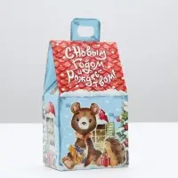 Подарочная коробка "Акварельная серия. Домик малый", 9.1&times;7&times;15.7 см