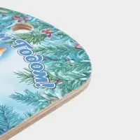 Доска разделочная сувенирная Дарим Красиво &laquo;С Новым годом! Семейного тепла&raquo;, дерево, 28&times;18&times;0.6 см, разноцветная