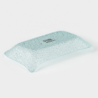 Блюдо стеклянное сервировочное &laquo;Акцент&raquo;, 24&times;15 см, прямоугольное, цвет прозрачный