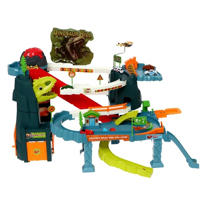 Автотрек &laquo;Динозавр&raquo;, звуковые эффекты, эффект дыма