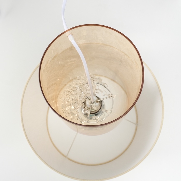 Настольная лампа с абажуром RISALUX &laquo;Фолио&raquo;, Е27, 40 Вт, 33&times;33&times;56 см