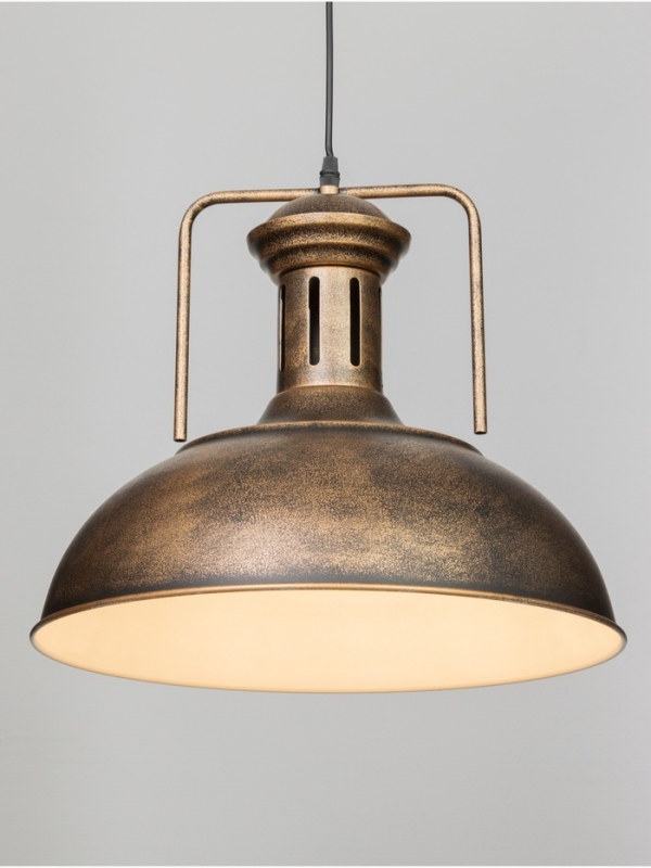 Светильник William 1х40Вт Е27 пр-1м золото/черный 40х40х35см