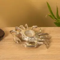 Подсвечник &laquo;Крабик&raquo;, 19&times;13&times;3.5 см, алюминий