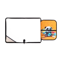 Папка для труда А4, 325 х 230 х 25 мм, молния вокруг, откидная планка, пластиковая, ПТР-1, Calligrata "Панда" Папка для труда А4, 325 х 230 х 25 мм, молния вокруг, откидная планка, пластиковая, ПТР-1, Calligrata "Панда"