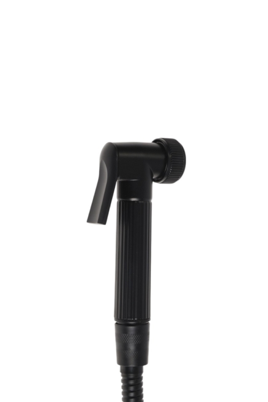 Смеситель для биде ZEIN Z4199, с гигиеническим душем, нерж. сталь, картридж 35 мм, черный