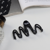 Краб для волос "Джина" волна, 7 см, чёрный Краб для волос "Джина" волна, 7 см, чёрный