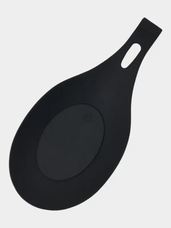 Подставка под ложку 20х9,5 см, цвет черный