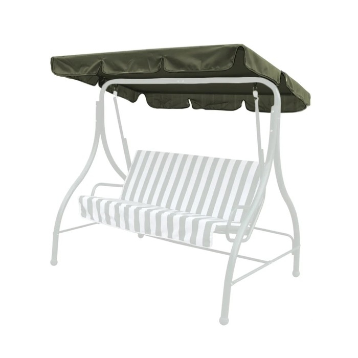 Тент для качелей 130x215, Tplus оксфорд 210, олива Тент для качелей 130x215, Tplus оксфорд 210, олива