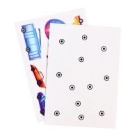 Книга с липучками &laquo;Транспорт&raquo;, 70 липучек