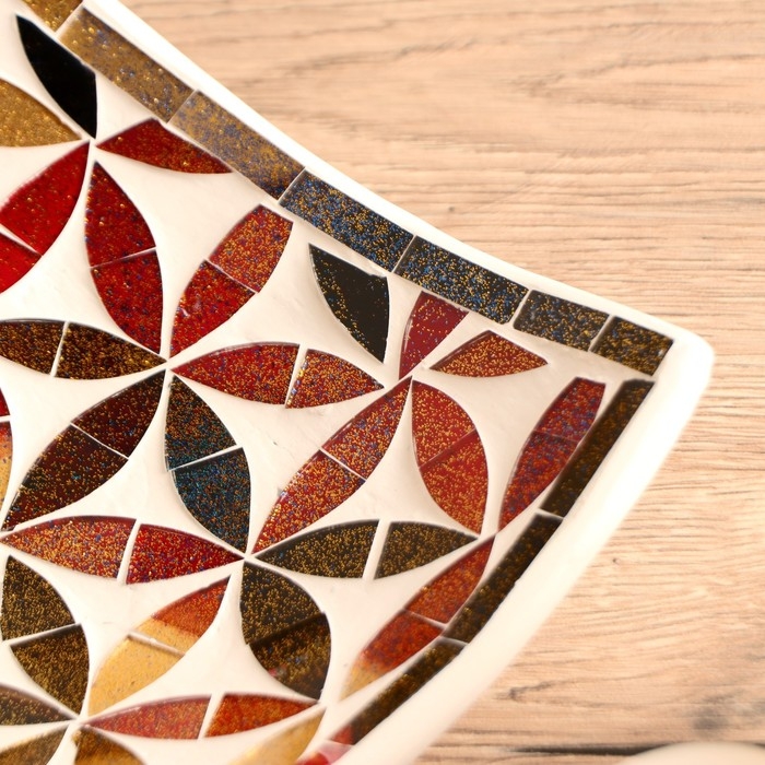 Тарелка декоративная 20х20х5 см, керамика