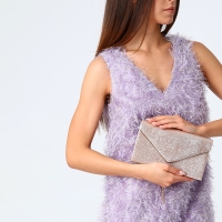 Сумка-клатч на магните, цвет розовый Сумка-клатч на магните, цвет розовый