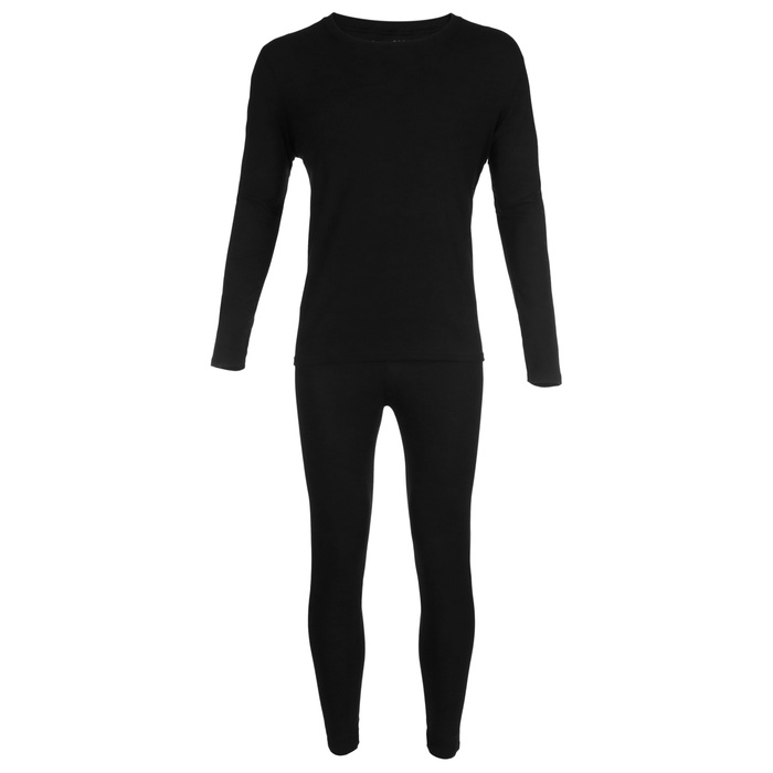Термобельё мужское Resport, комплект: лонгслив, лосины, р. 52, цвет чёрный