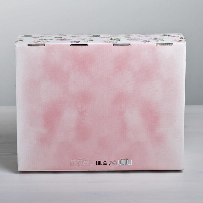 Коробка‒пенал, упаковка подарочная, &laquo;Beautiful&raquo;, 30 х 23 х 12 см