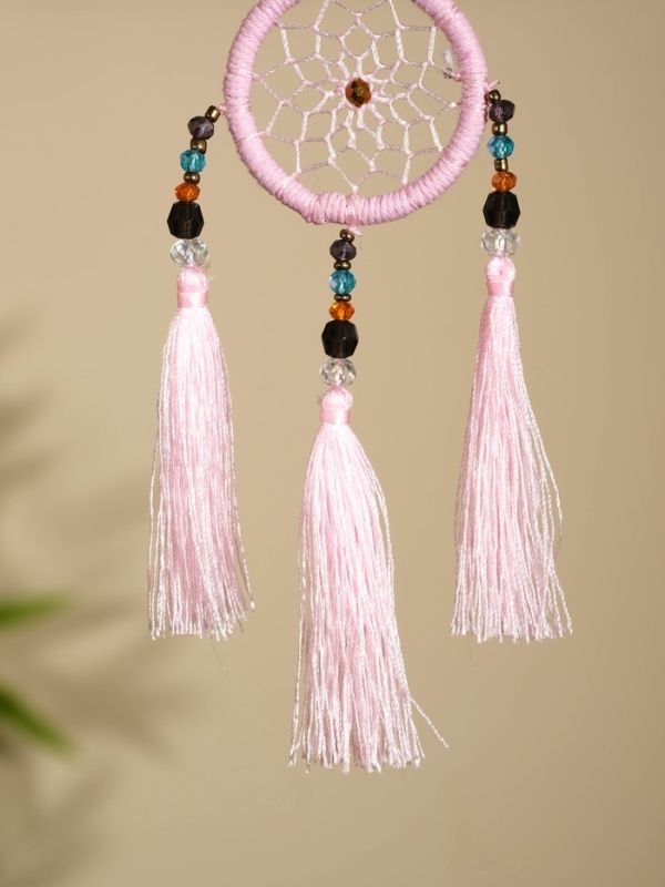 Ловец снов 4х20 см. розовый